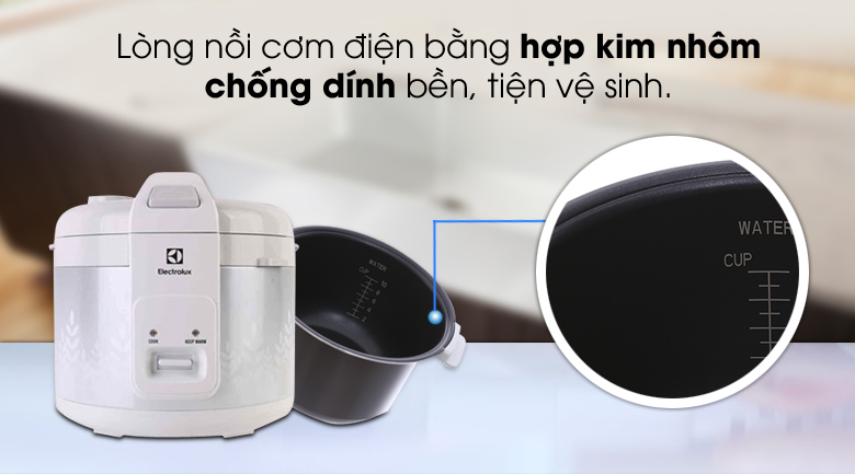 Nồi cơm điện Electrolux 1.8 lít ERC3305