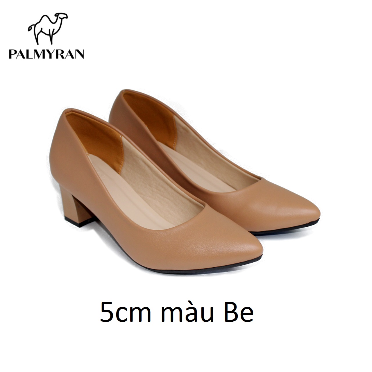 Giày cao gót nữ 5cm da sịn thật palmyran CG29