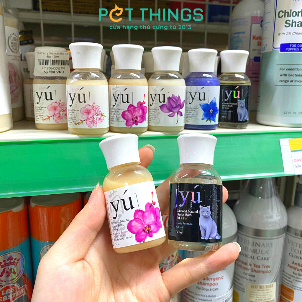 SỮA TẮM YÚ 30ML/400ML CHO CHÓ MÈO