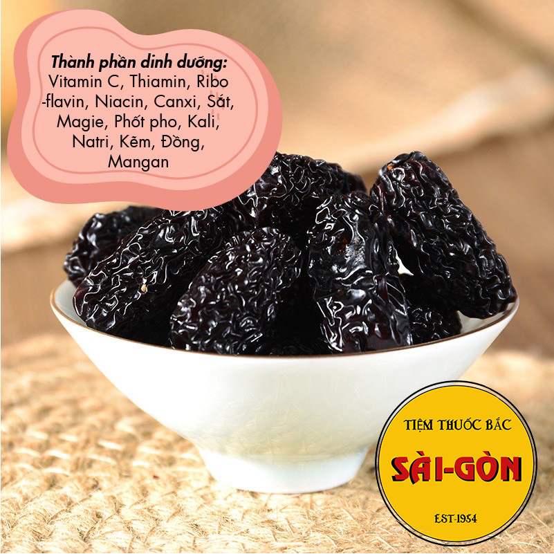 Táo Đen Hàn Quốc Bịch 1kg (Quả mới, ngọt)