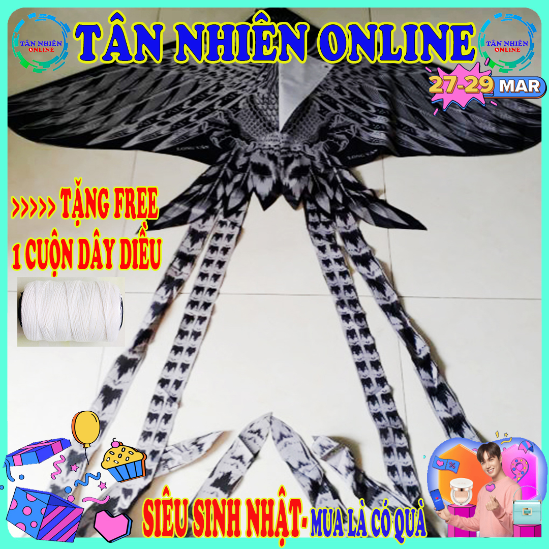 Diều Phụng Hoàng đen , diều bay chất lượng cao, tặng kèm 1 cuộn dây diều