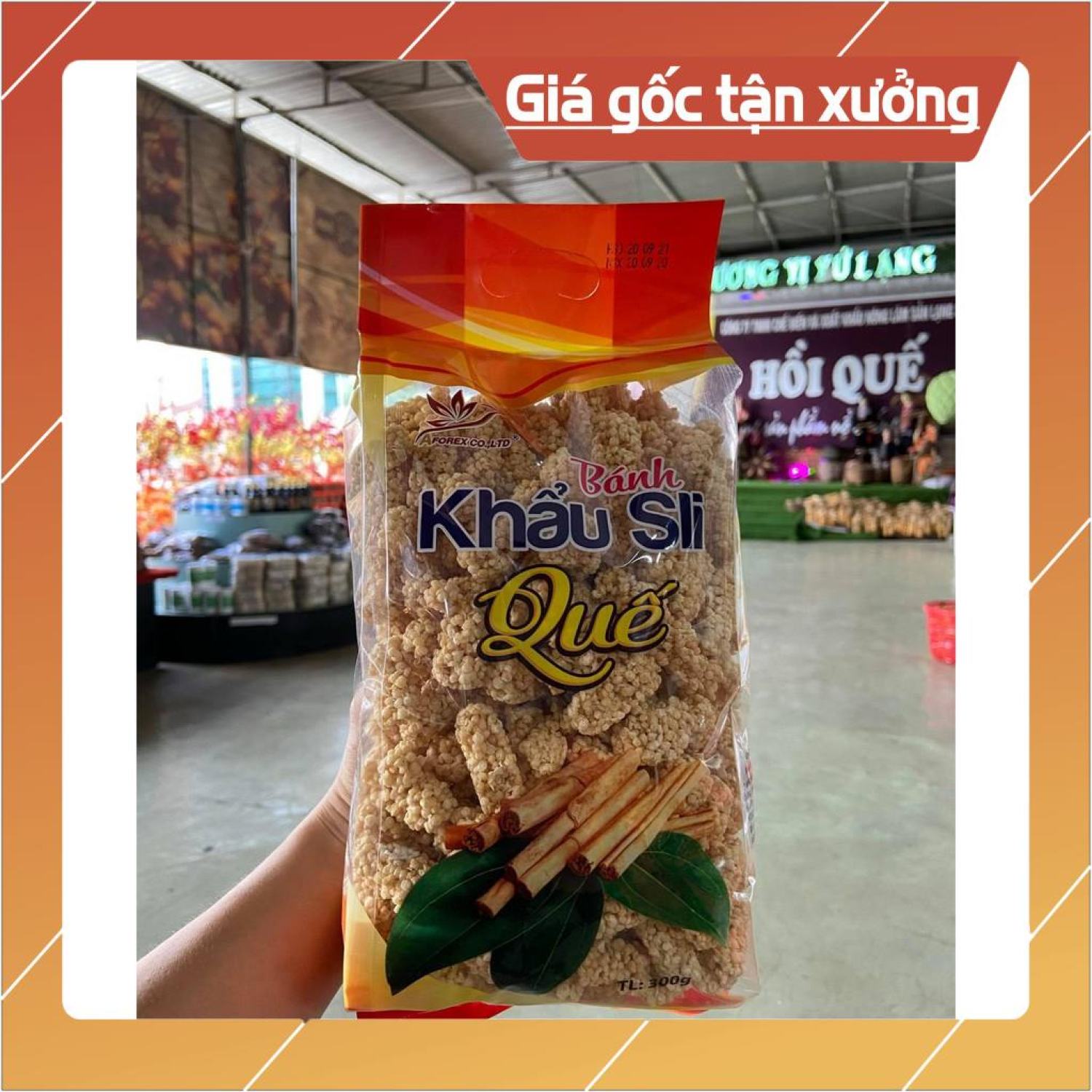 (Date xa) Bánh khẩu sli Quế AFOREX đặc sản Lạng Sơn 150g, 300g