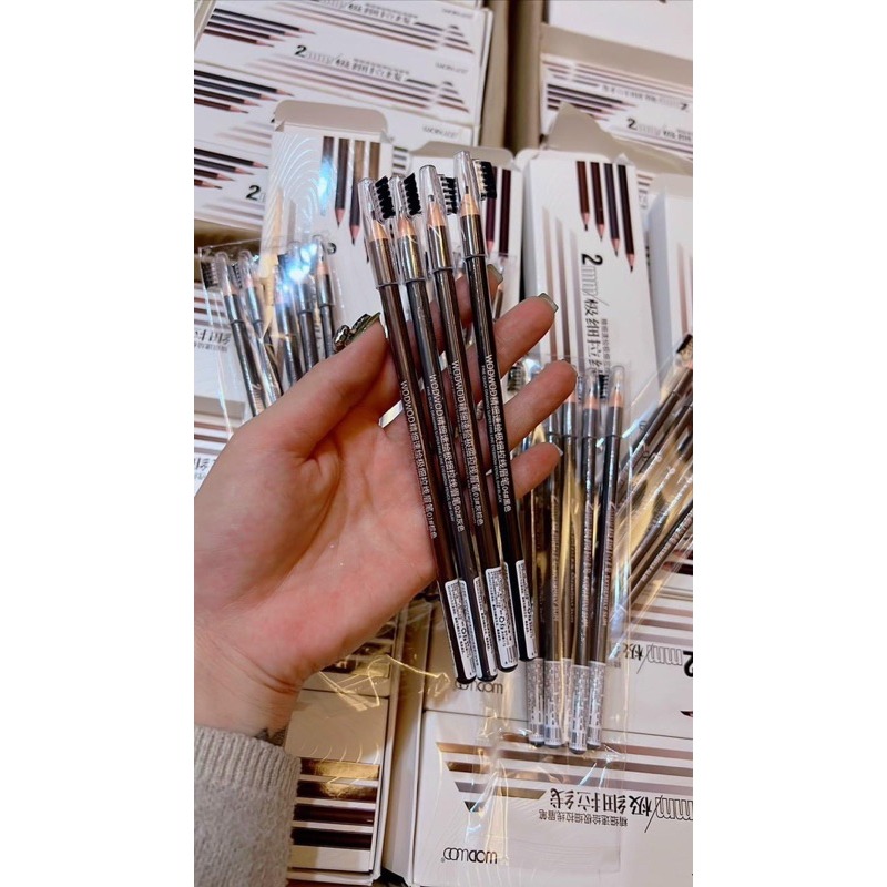 Chì xé kẻ mày Wodwod đầu cứng nét mảnh 2mm phẩy sợi