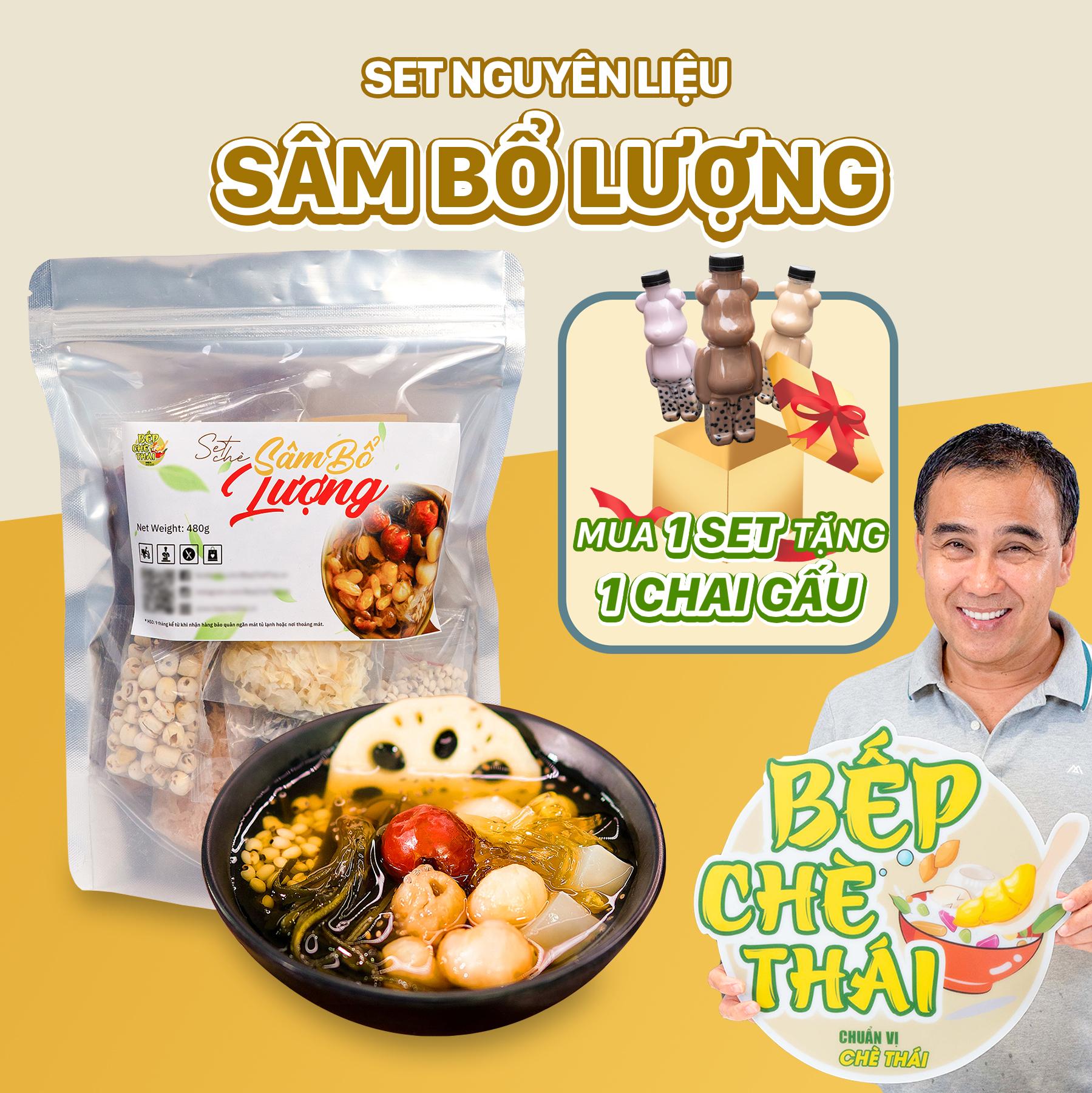 Chè sâm bổ lượng nấu 20 chén BẾP CHÈ THÁI