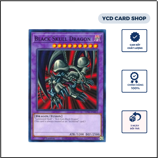 Thẻ bài yugioh chính hãng BlackSkull Dragon  - Common