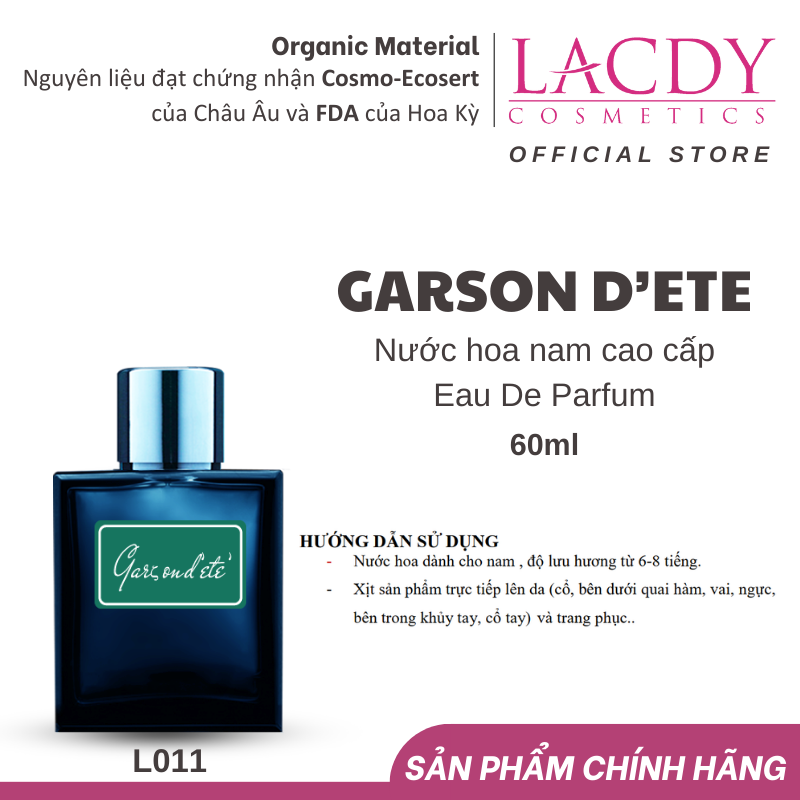 011– Garçon d’été – Nước hoa nam ( 60ml )