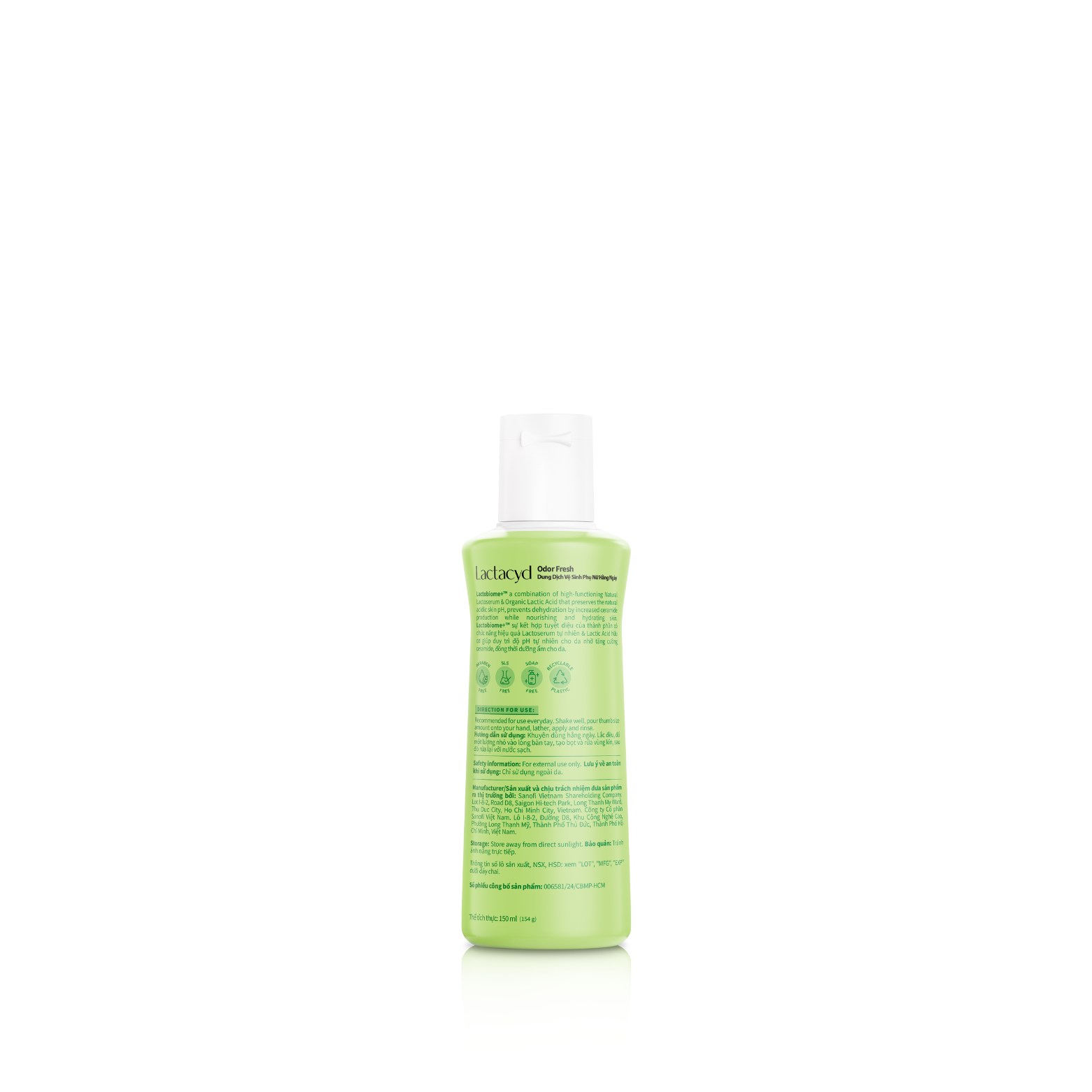 Dung dịch vệ sinh phụ nữ Lactacyd (Chai 150ml)