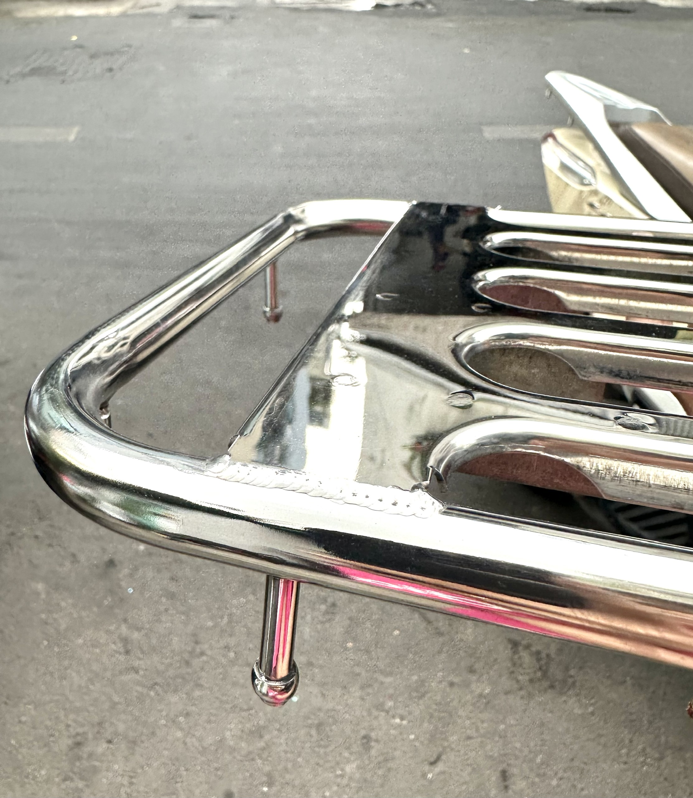 BAGA SAU XE CUB MỚI ( CUB TÂY Á ) INOX
