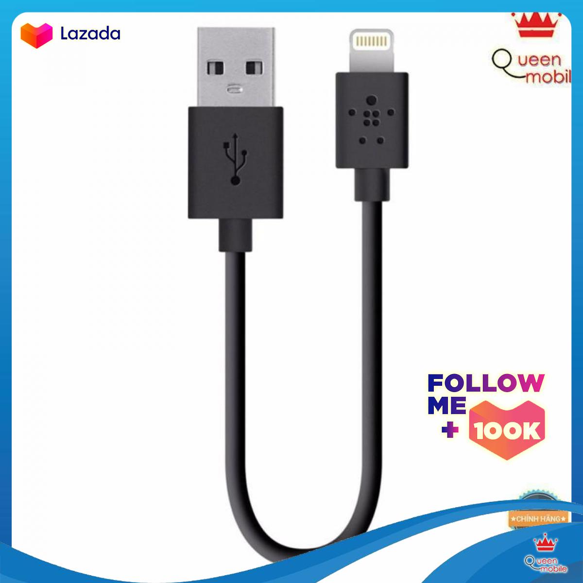 Cáp sạc lightning belkin f8j023bt06in