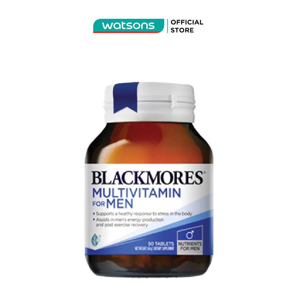 Thực phẩm bảo vệ sức khỏe blackmores multi vitamin for men hỗ trợ sức khỏe sinh lý nam 50 viên
