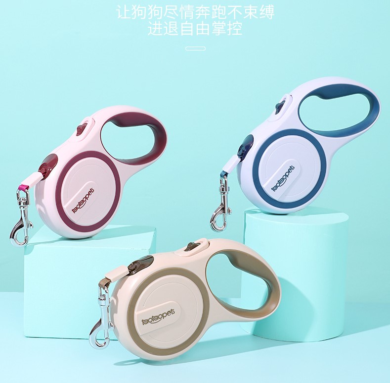 Dây dắt tự động dài 3m cho chó mèo - T3 PETS SHOP