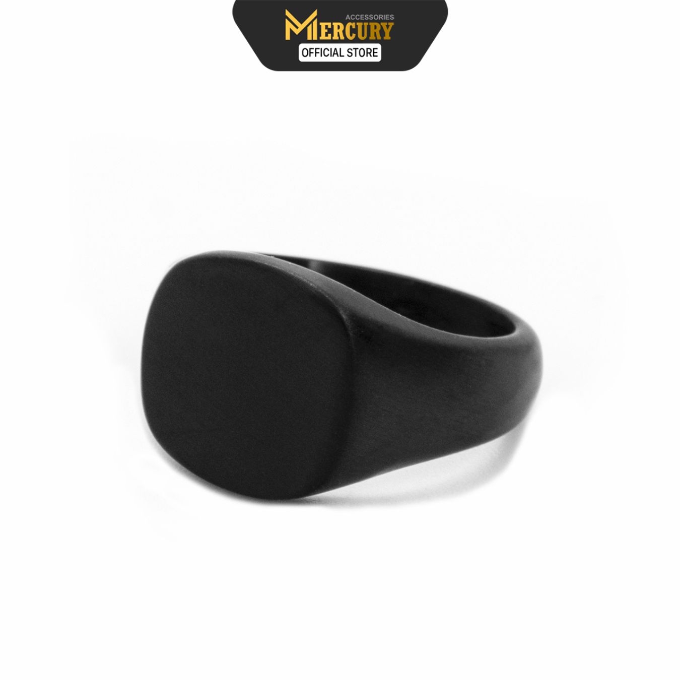 Nhẫn thời trang nam Titan vĩnh cửu cao cấp Mercury Basic Signet