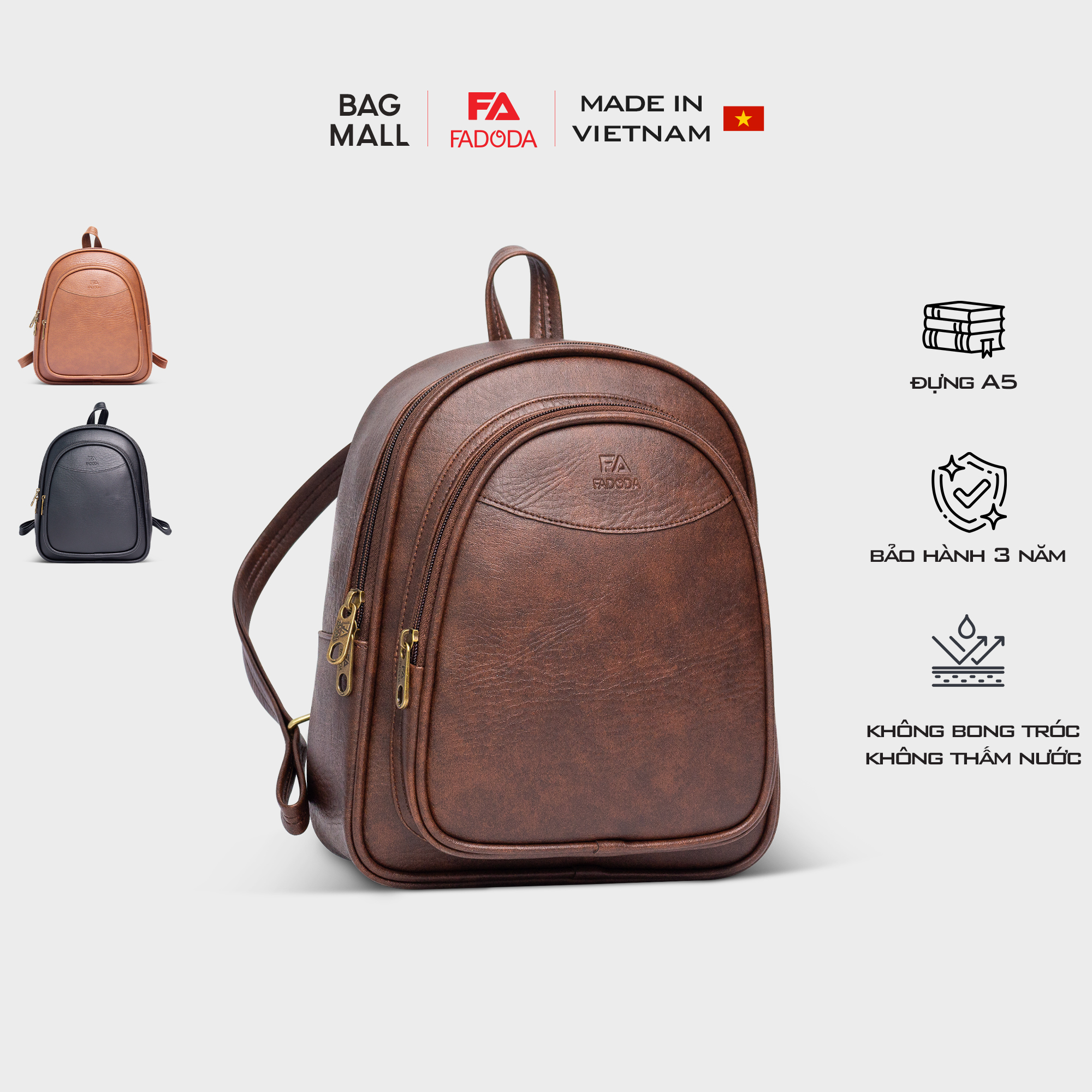 Balo da nữ thời trang cỡ trung FA DO DA FBA6