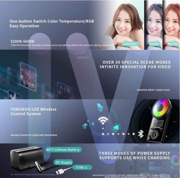 ĐÈN LED QUAY PHIM YONGNUO YN300 IV
