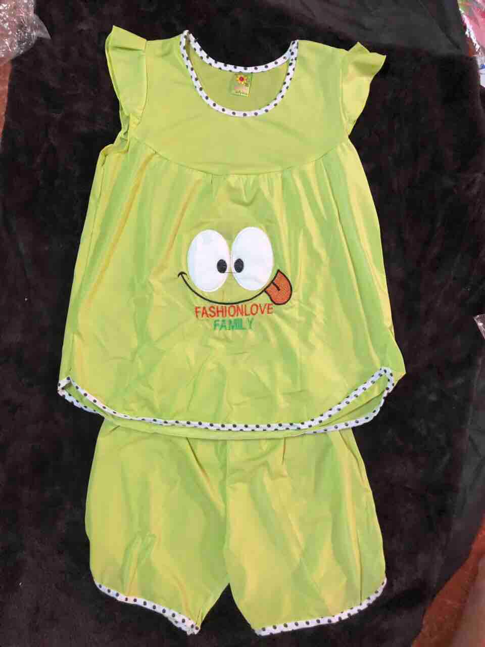 Combo 4 bộ thun lạnh bé gái size 30-40kg
