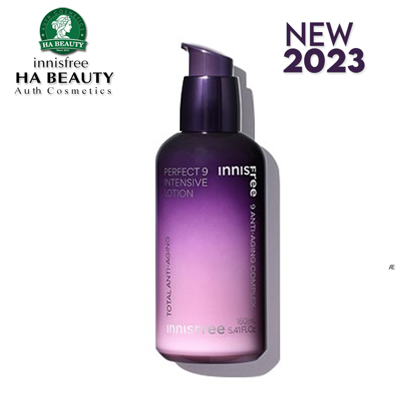 Sữa dưỡng chống lão hóa chuyên sâu 9 loại thảo mộc innisfree Perfect 9 Intensive Lotion 160 ml