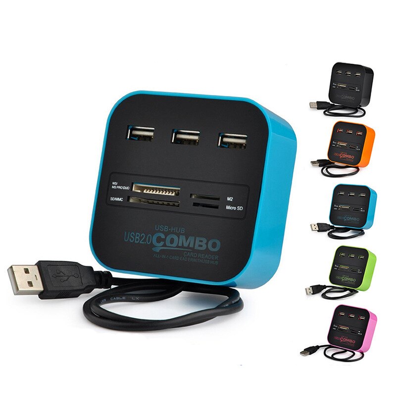 Đầu đọc thẻ đa năng và hub USB