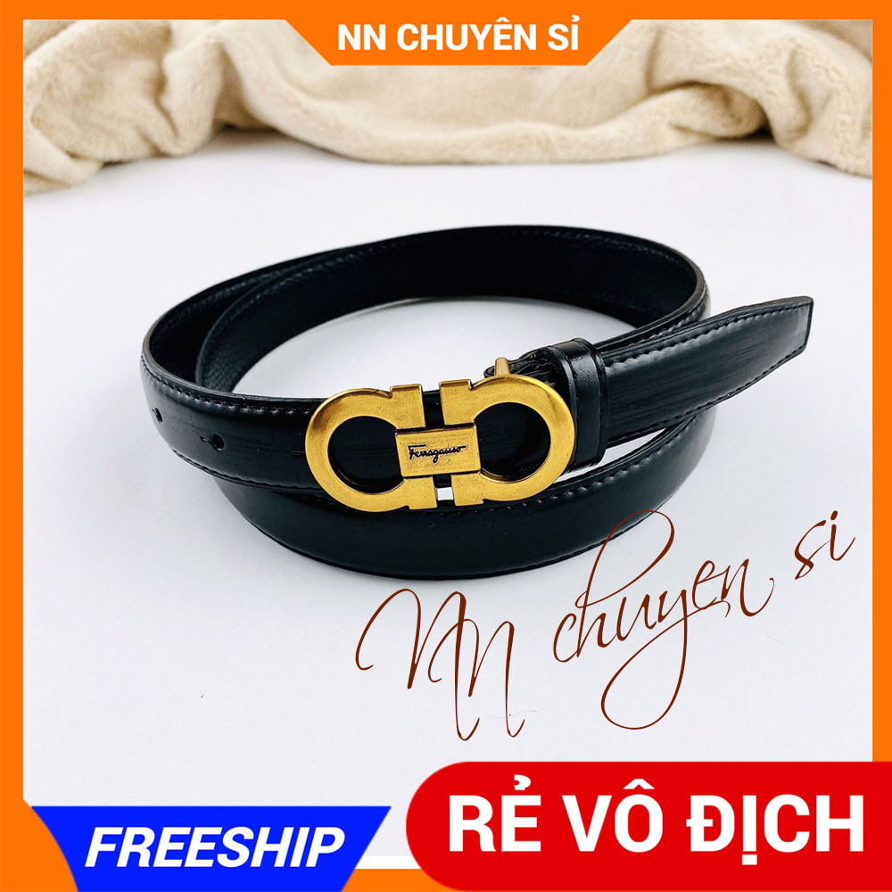 Dây nịt nữ phối logo đồng cực xinh 🛑 ảnh thật 🛑 dây nịt nữ 🛑 dây nịt bấm lỗ 🛑