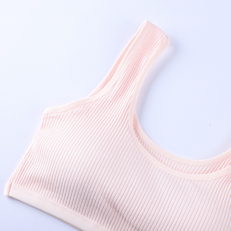 Áo lá học sinh cotton tăm 2 lớp mút mỏng 007 – Mềm mịn, co giãn tốt, thấm hút nhanh