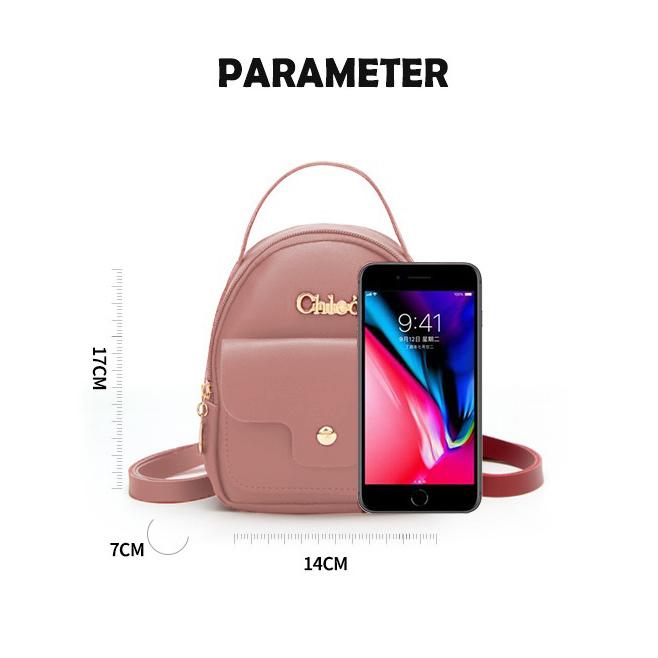 [HCM]Balo Mini Chleo Siêu Xinh Hồng
