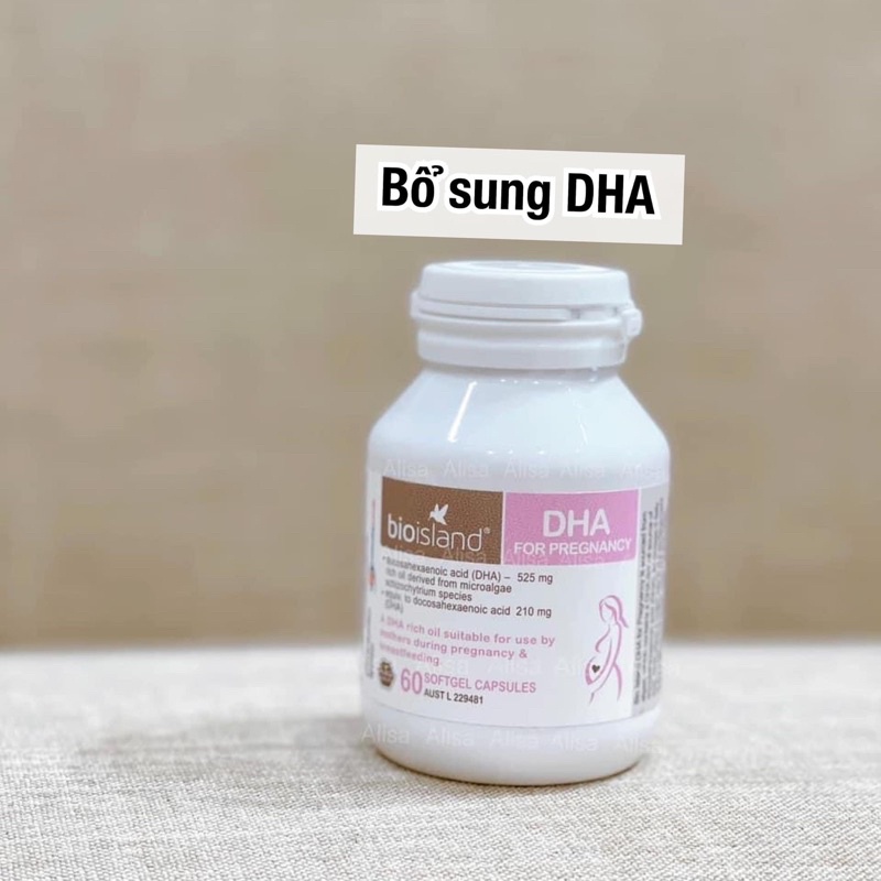 DHA bầu Bioisland 60 viên - ALISA