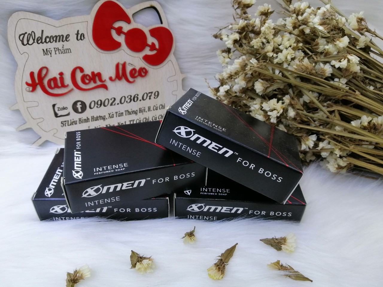 Xà bông cục xmen for boss intense 75g - 653
