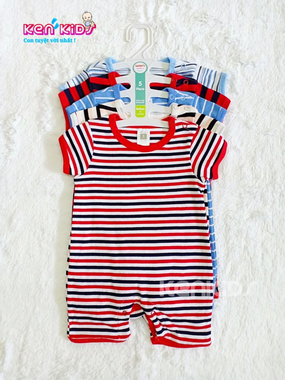 COMBO 5 Body đùi Carter's Thái Lan cho bé trai (3m - 18m) - 5 bộ