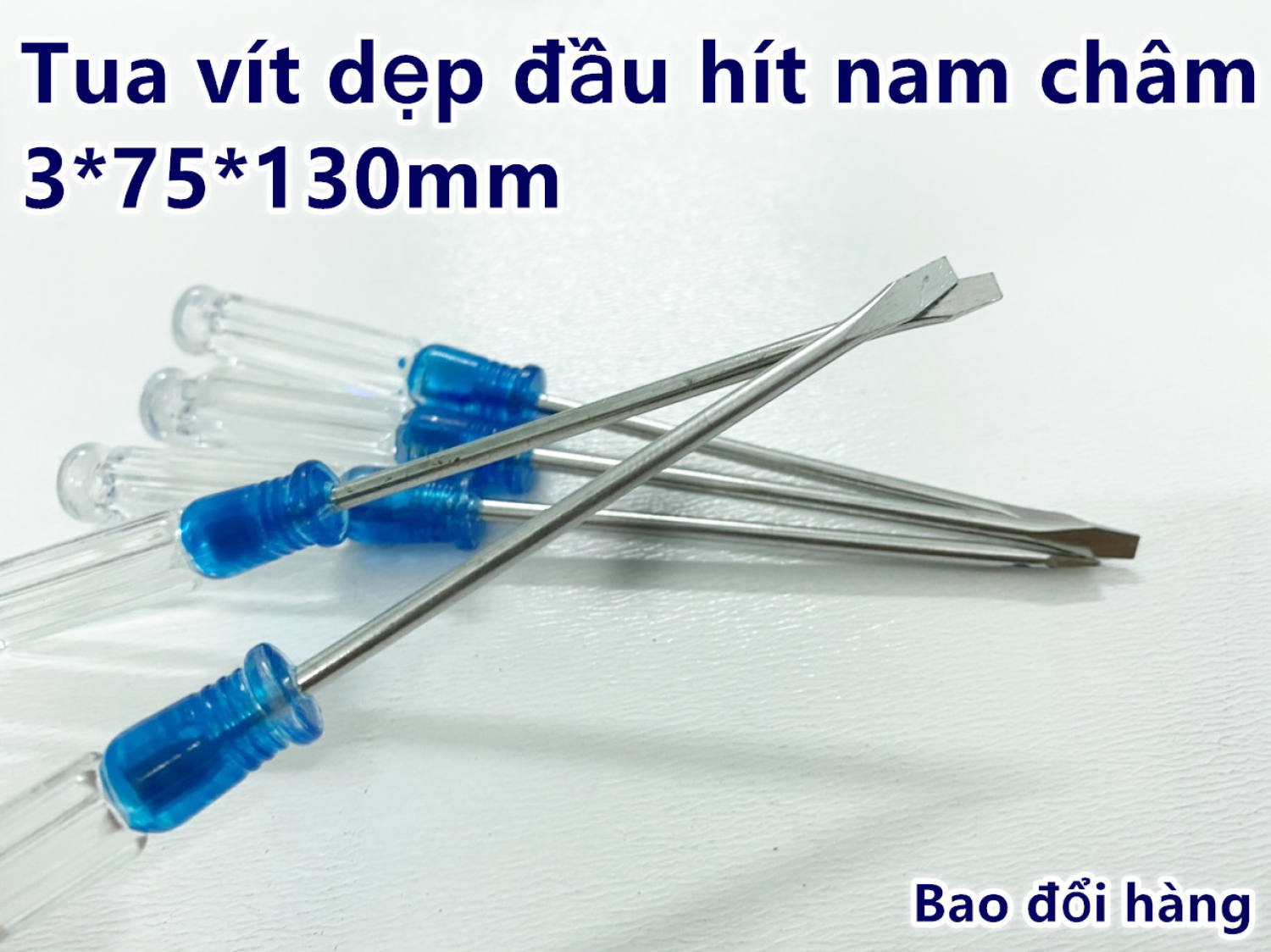 Tua vít dẹp đầu hít nam châm 3130mm