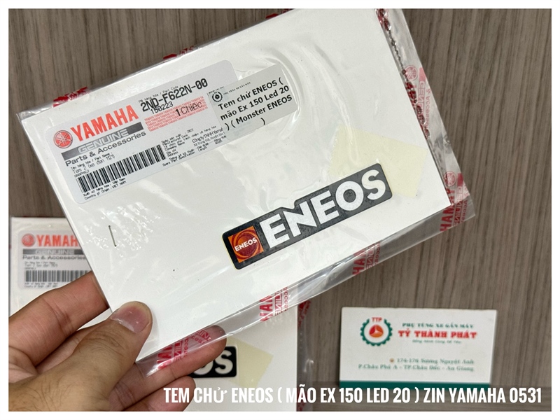Tem chử ENEOS ( mão Ex 150 Led 20 ) ( Monster ENEOS ) 2NDT - ( 1 Miếng) 2NDF622N0000