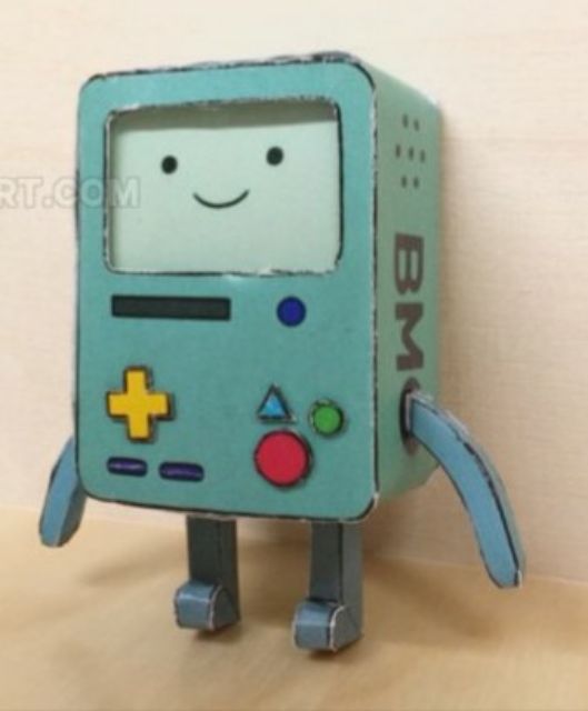Mô hình giấy BMO chi tiết (Adventure time)