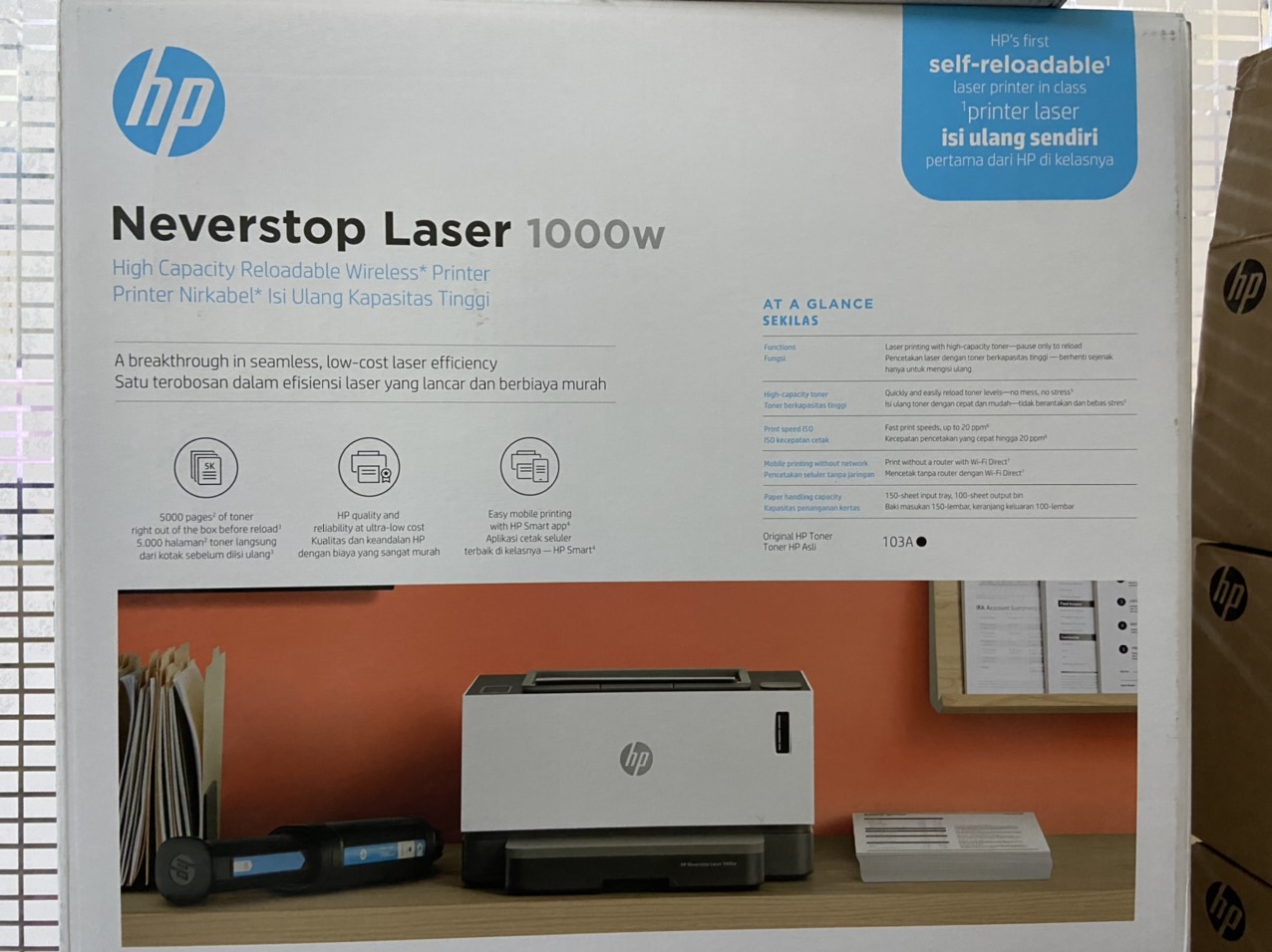 Máy in Hp Neverstop Laser 1000w (4RY23A)