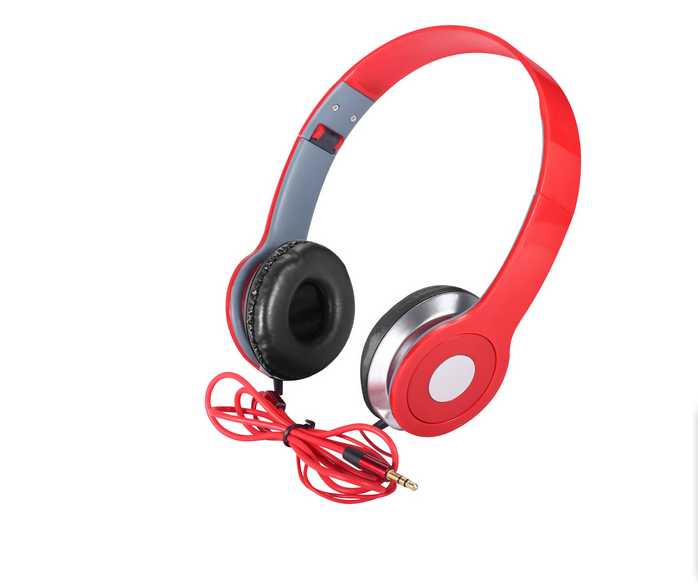 [HCM]tai nghe chụp tai stereo headset (đỏ)