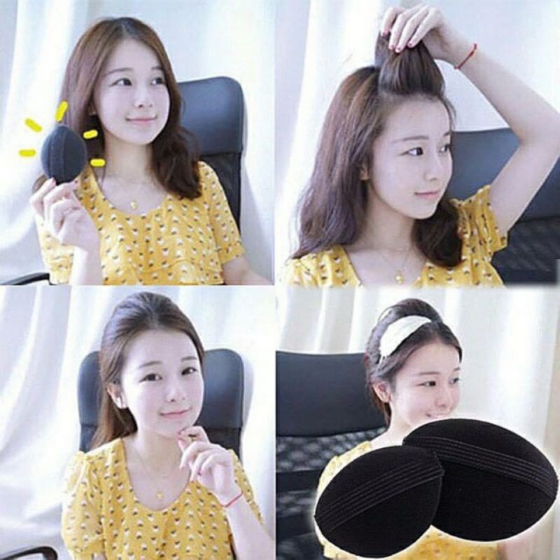 WM-001 Sét 2 độn mái, làm phồng mái màu đen