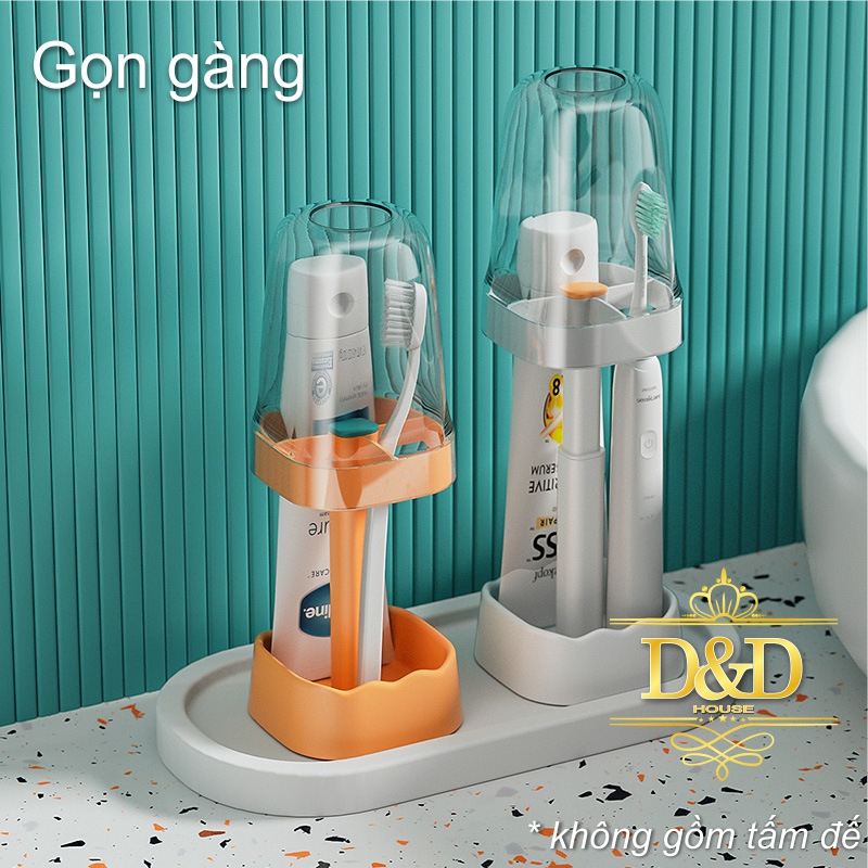 Giá để bàn chải, kem đánh răng thu gọn