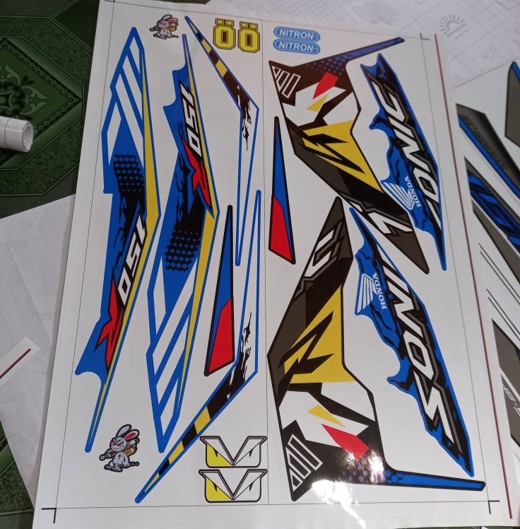 tem rời tem rời sonic xe xanh đen