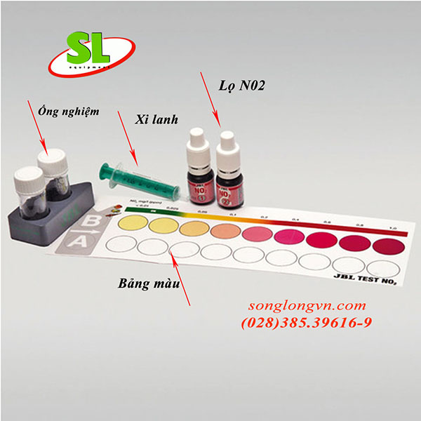Test NO2 cho nước thủy sản, test nitrit cho nước nuôi tôm cá...