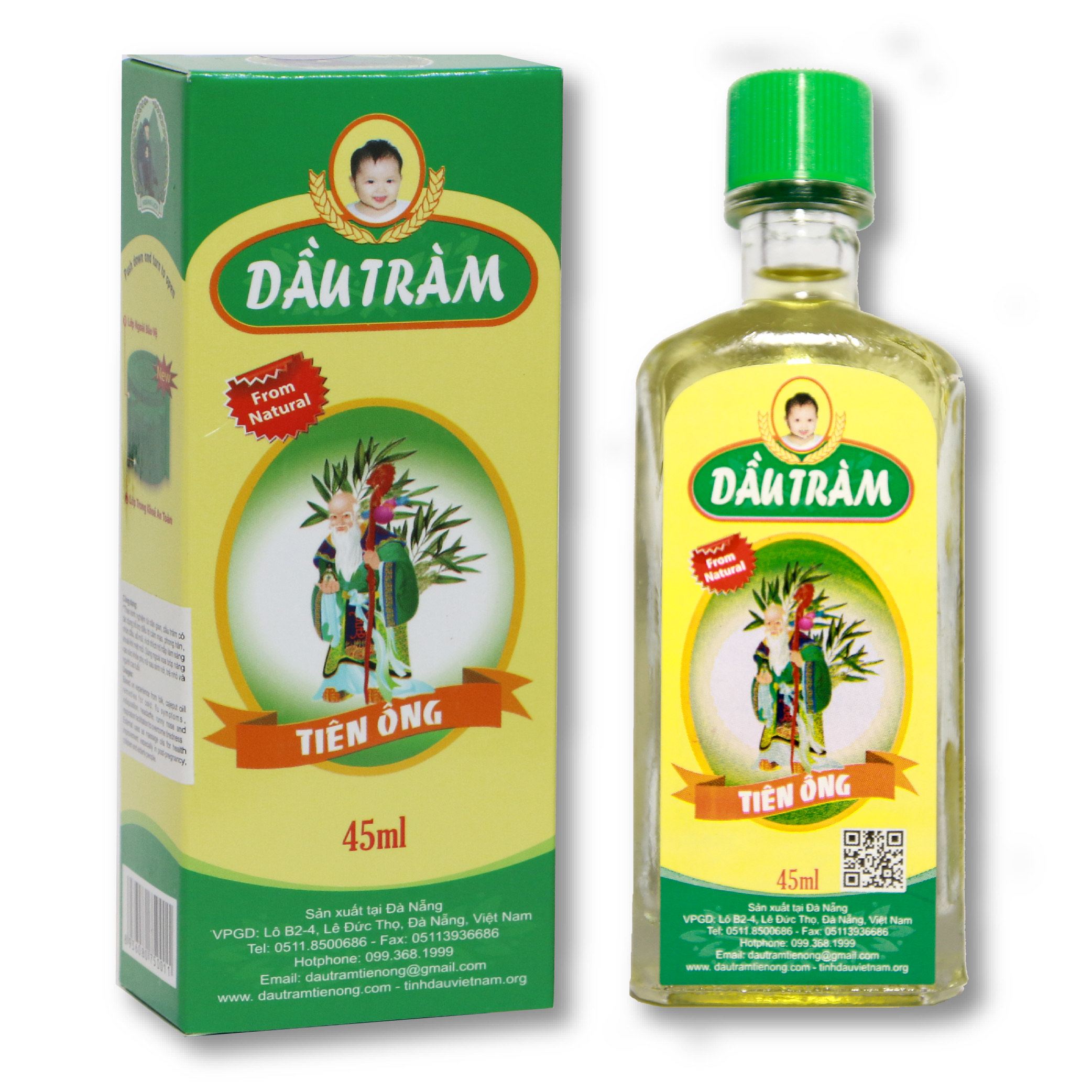 [HCM]Dầu Tràm Tiên Ông 45ml