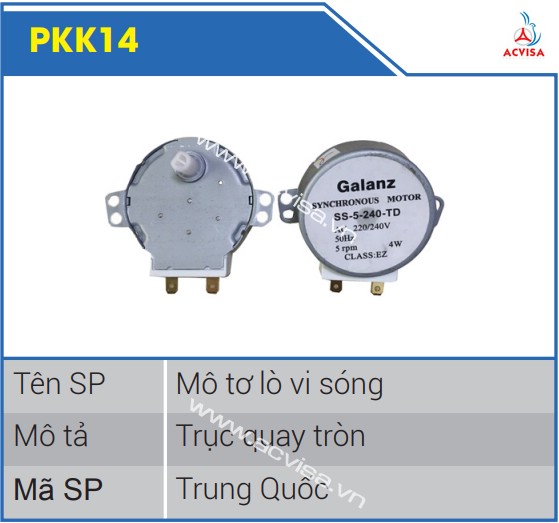 Combo 3 Mô Tơ Lò Vi Sóng Trục Tròn