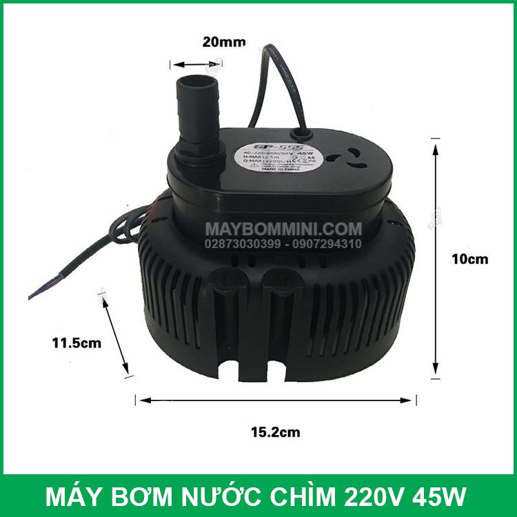 [HCM]Máy Bơm Chìm 220V 2500L 45W EB-555