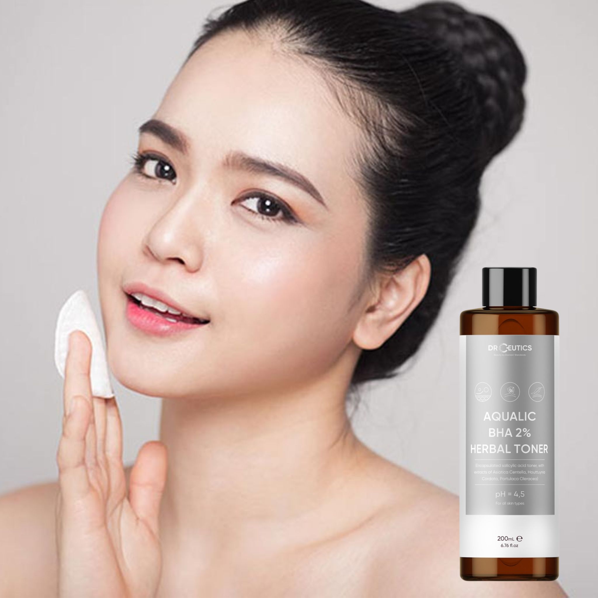 Dung Dịch Cân Bằng Da DrCeutics Aqualic BHA 2% Herbal Toner