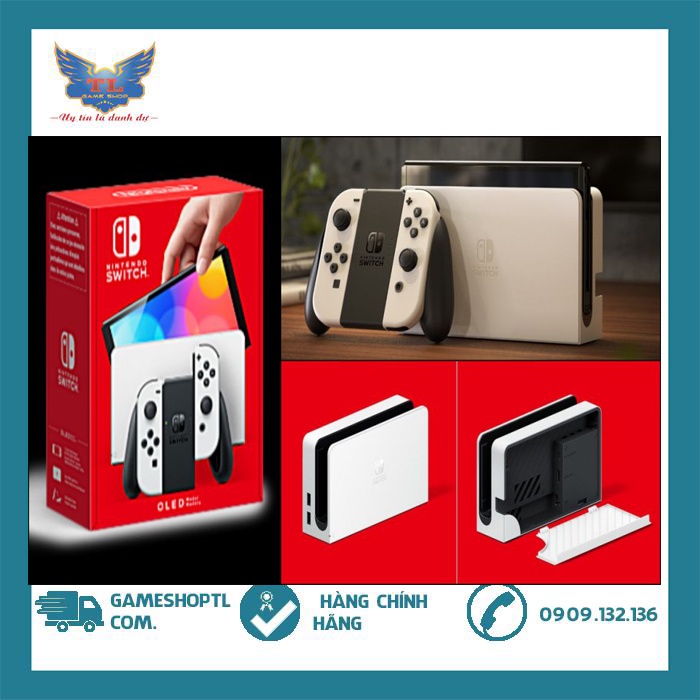 [HCM][TRẢ GÓP 0%] MÁY NINTENDO SWITCH OLED MODEL NEON JOYCON / WHITE JOYCON