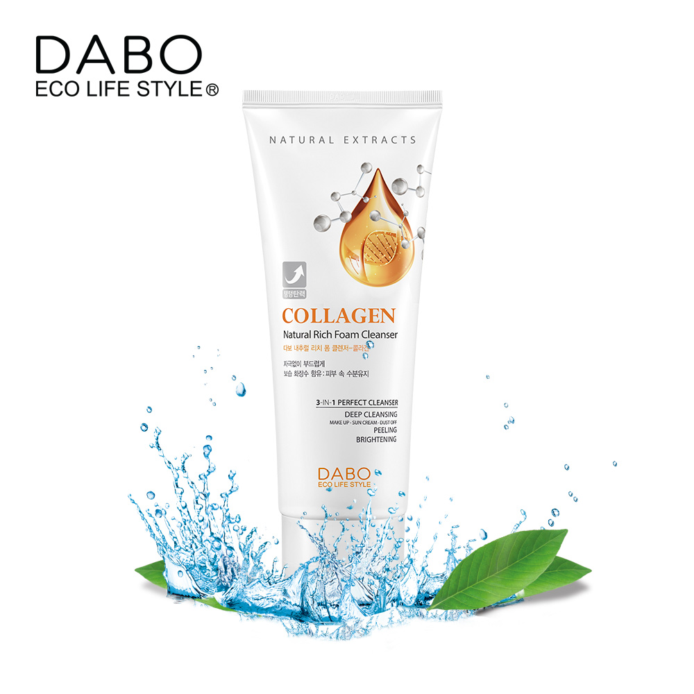 Sữa rửa mặt Hàn Quốc DABO 3 in 1 tinh chất Collagen (180ml)