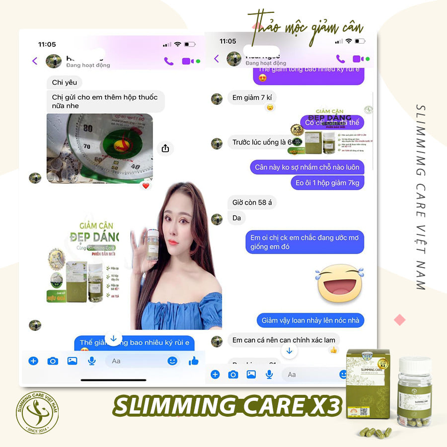 GIẢM CÂN SLIMMING CARE X3 (Cam kết chính hãng công ty)