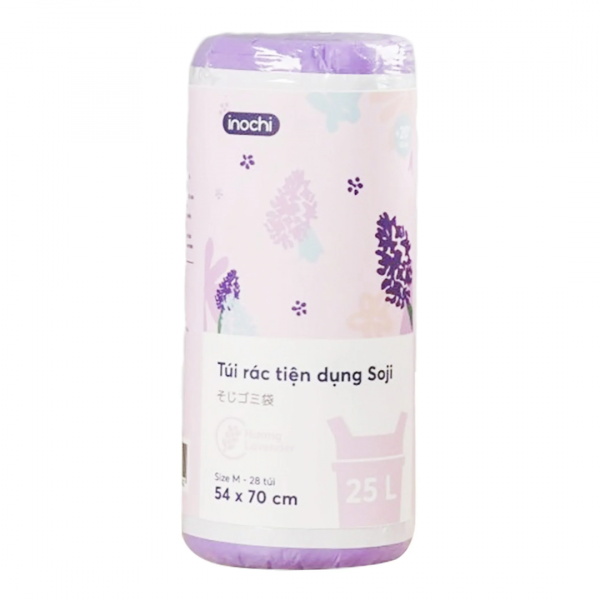 [Hàng tặng không bán -  Gift HC] - Túi rác Inochi lavender size M/L ( mẫu ngẫu nhiên)