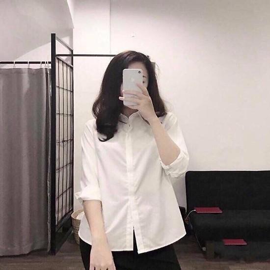 Áo sơ mi trắng dài tay