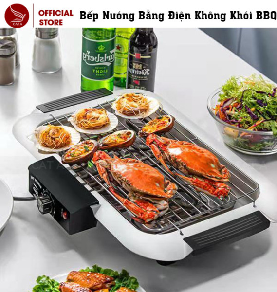Giá bán Bếp Nướng Điện Không Khói BBQ 2000W BY1909 - Tặng 1 tấm khay nướng chống rớt dầu