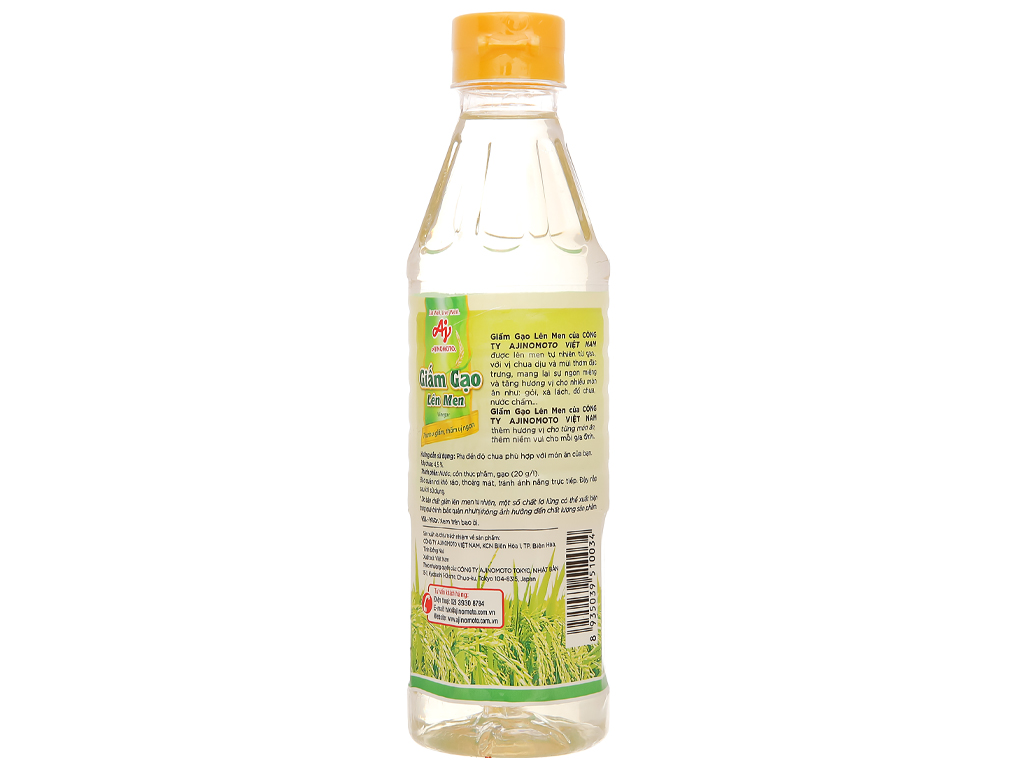 GIẤM GẠO LÊN MEN 400ML