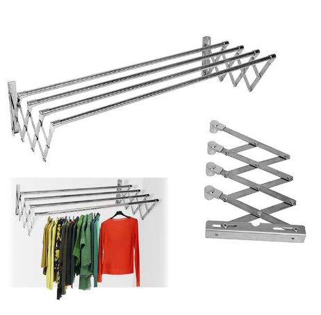 [HCM]Giàn phơi đồ inox co giãn thông minh Prota 86cm
