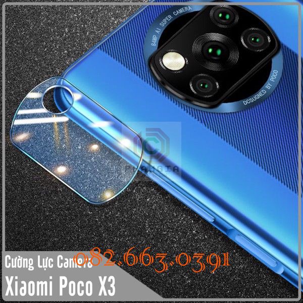 Dán cường lực camera Xiaomi Poco X3 nfc / Poco X3 Pro siêu bền siêu bảo vệ