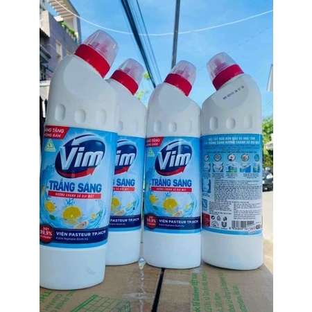 Gel tẩy rửa Vim trắng sáng 425ml